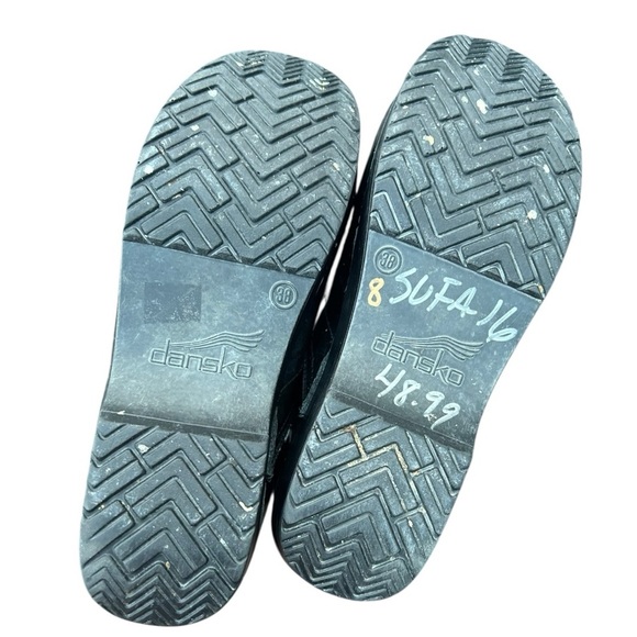 Dansko Professional Lightning Patent Leather Metallic Clogs Women's Size 38 - Picture 6 of 6